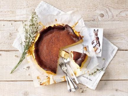 Baskischer Frischkäsekuchen